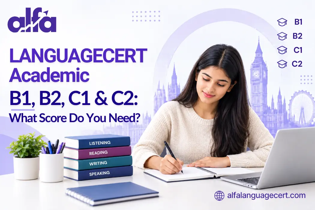LANGUAGECERT Academic B1, B2, C1 & C2: What Score Do You Need?